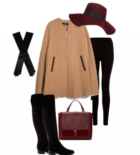 Clicca qui per la prossima foto : Look N°2, cuissard con cardigan o cappottino