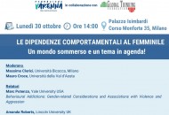 Dipendenze femminili da gambling e shopping compulsivo. L'incontro sulla salute femminile a Milano